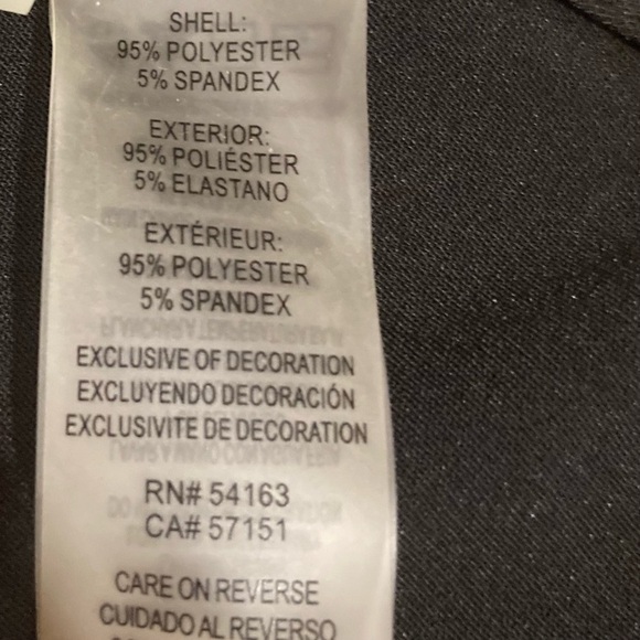 Calvin Klein Black Tank Top with Silver Tone Grommets - Picture 12 of 15